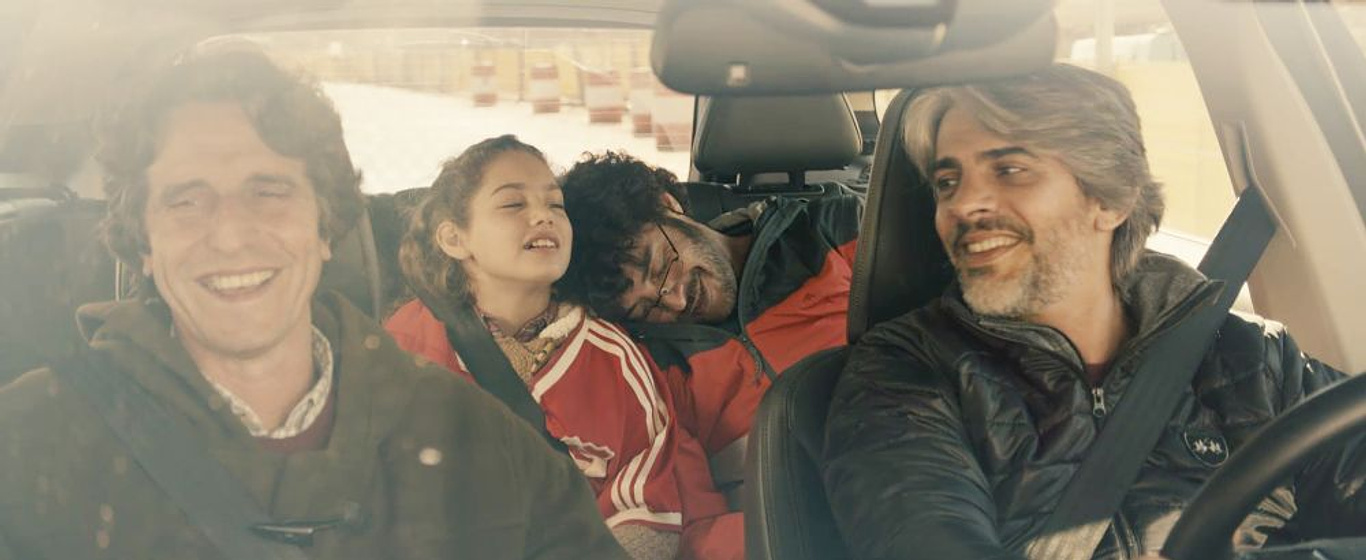 Pablo Echarri, Pablo Rago y Diego Peretti en Papeles en el Viento