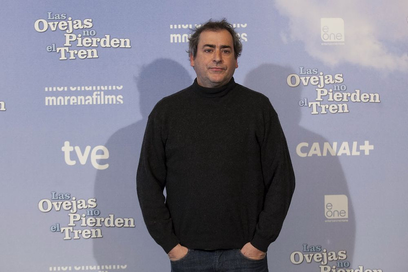 Jorge Bosch en Las ovejas no pierden el tren (Photocall en Madrid. Enero 2015)