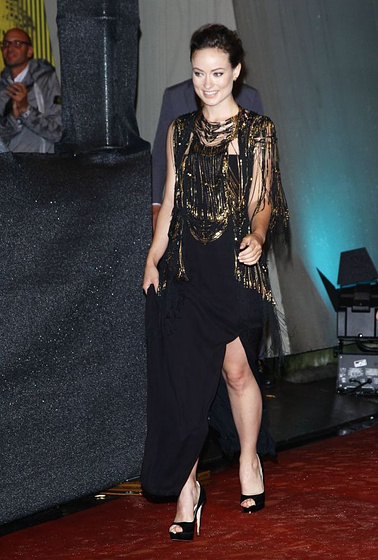 Olivia Wilde en Cowboys & Aliens (Premiere en Locarno. Agosto 2011)