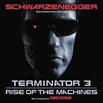 Carátula de la banda de sonido de Terminator 3: La Rebelión de las Máquinas