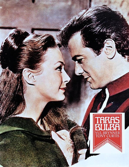 Tony Curtis y Christine Kaufmann en Taras Bulba (Fotograma)