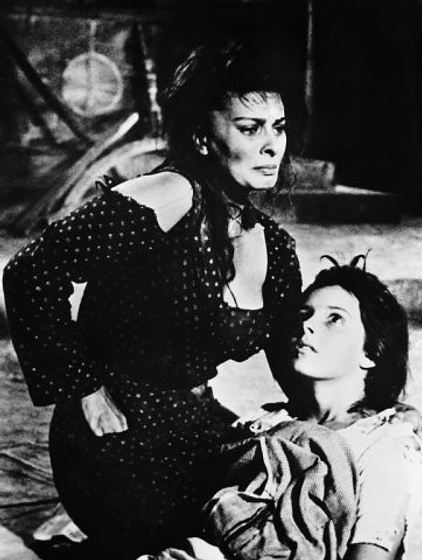 Sophia Loren y Eleonora Brown en Dos Mujeres