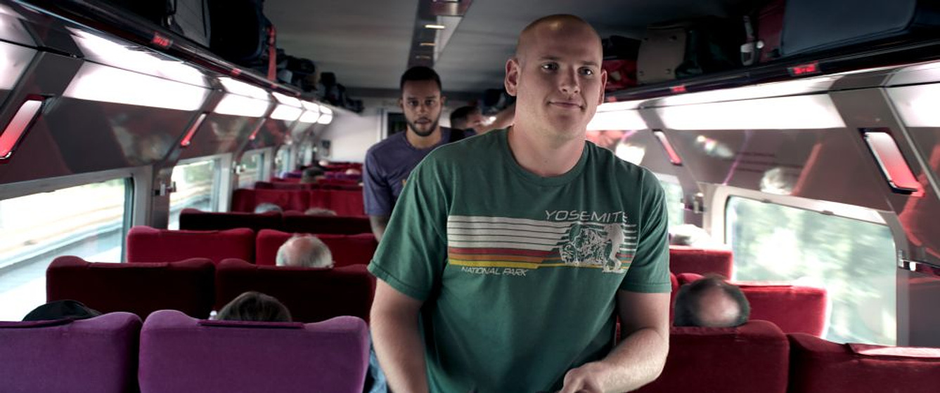 Spencer Stone en 15:17 Tren a París