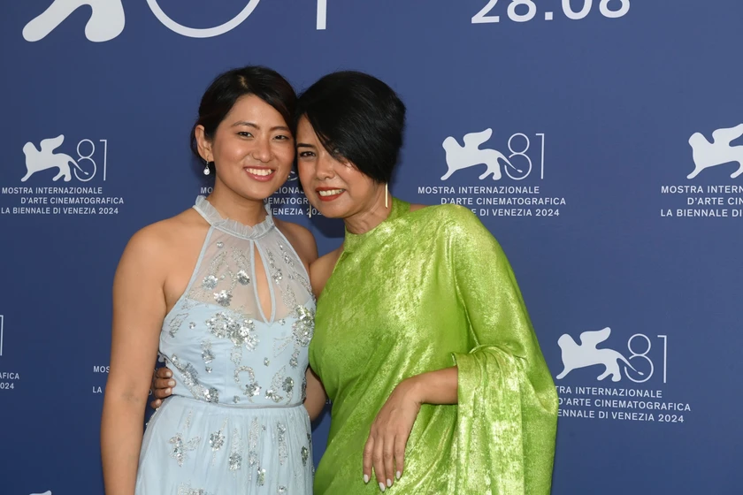 Gaumaya Gurung y Asha Magrati en pooja-sir (Festival de Venezia. Agosto 2024)