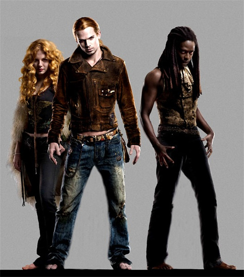Rachelle Lefevre, Edi Gathegi y Cam Gigandet en Crepúsculo