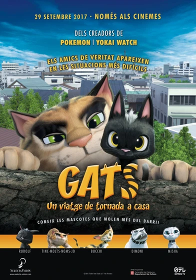 Imagen de gatos-un-viaje-de-vuelta-a-casa (Cartel español)