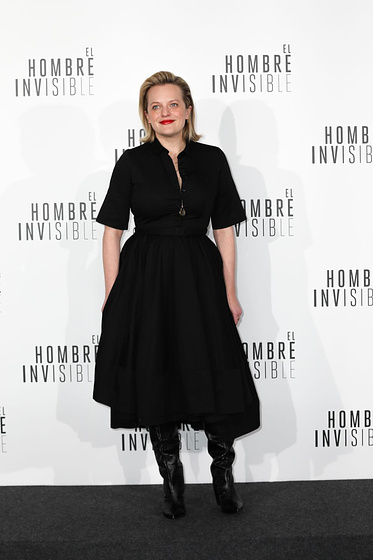 Elisabeth Moss en El Hombre Invisible (Photocall en Madrid. 2020)