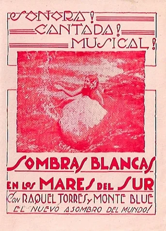 Poster de Sombras Blancas en los Mares del Sur