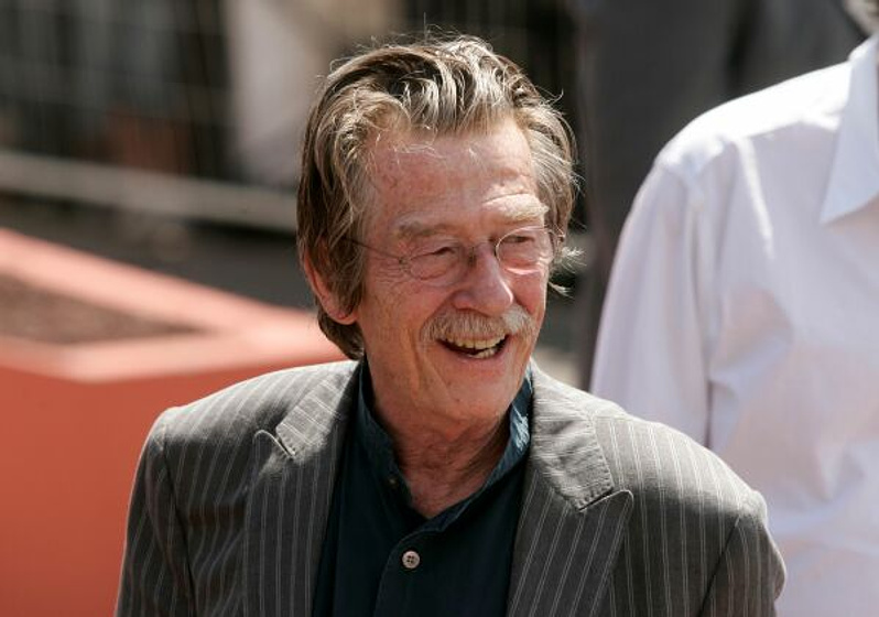 John Hurt en Indiana Jones y el Reino de la Calavera de Cristal (Photocall en Cannes. Mayo 2008)
