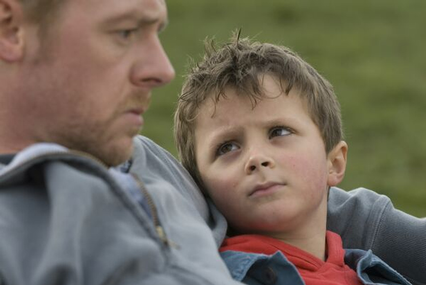 Simon Pegg y Matthew Fenton en Corredor de fondo