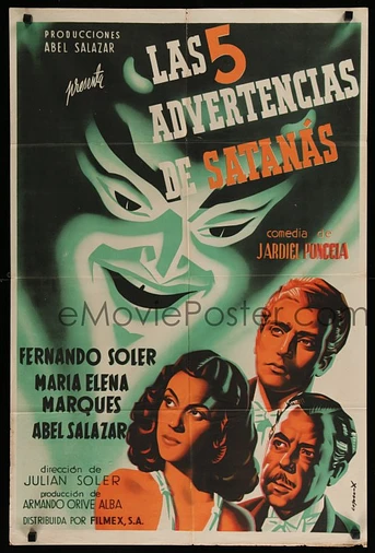 Poster de Las cinco advertencias de Satanás