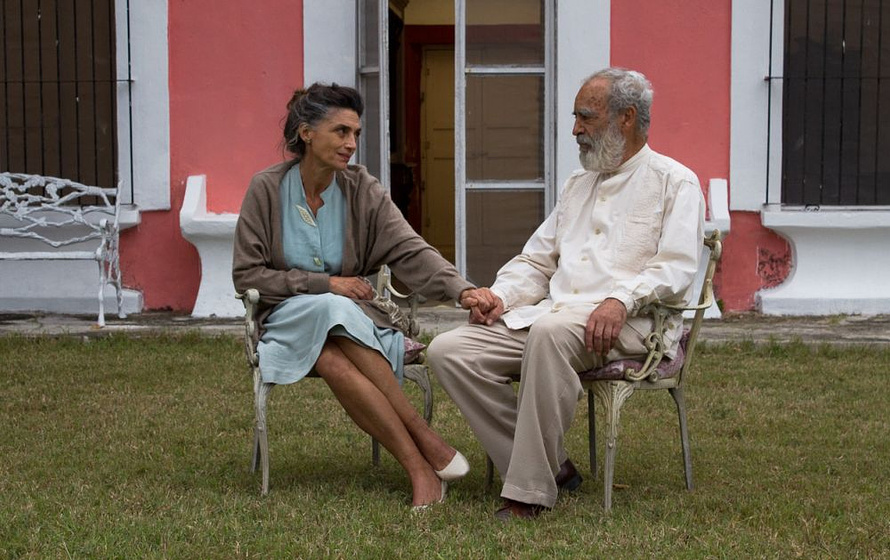 Ángela Molina y Emilio Echevarría en Memoria de mis putas tristes