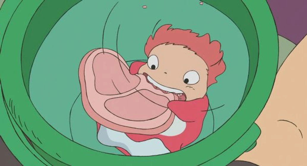 Imagen de Ponyo en el acantilado