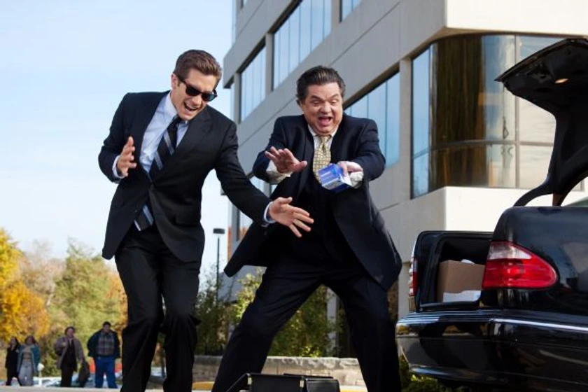 Jake Gyllenhaal y Oliver Platt en amor-y-otras-drogas