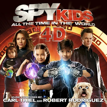 Carátula de la banda de sonido de Spy Kids: All the time in the world