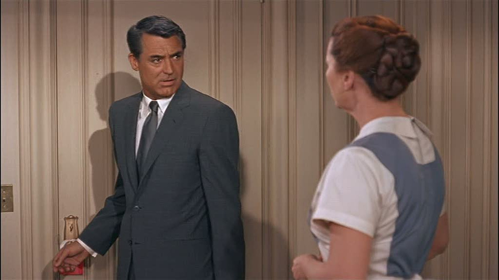 Cary Grant en Con la muerte en los talones