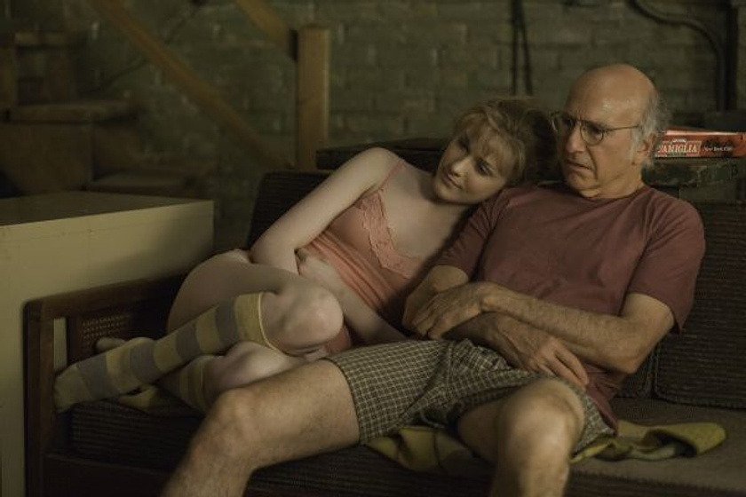 Evan Rachel Wood y Larry David en Si la cosa funciona