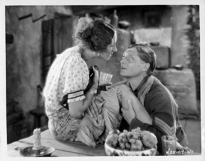 Edmund Lowe y Dorothy Burgess en en-el-viejo-arizona