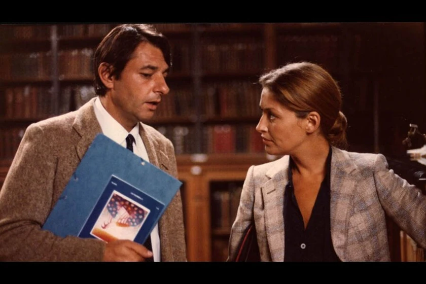 Claude Jade y Henri Guybet en le-pion