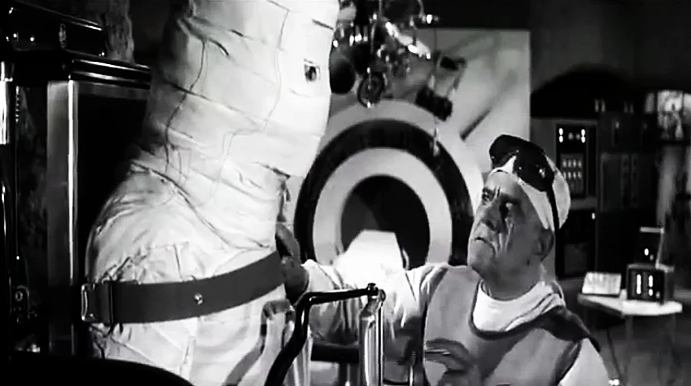 Boris Karloff en el-castillo-de-frankenstein