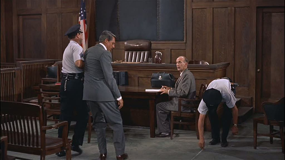 Cary Grant en Con la muerte en los talones