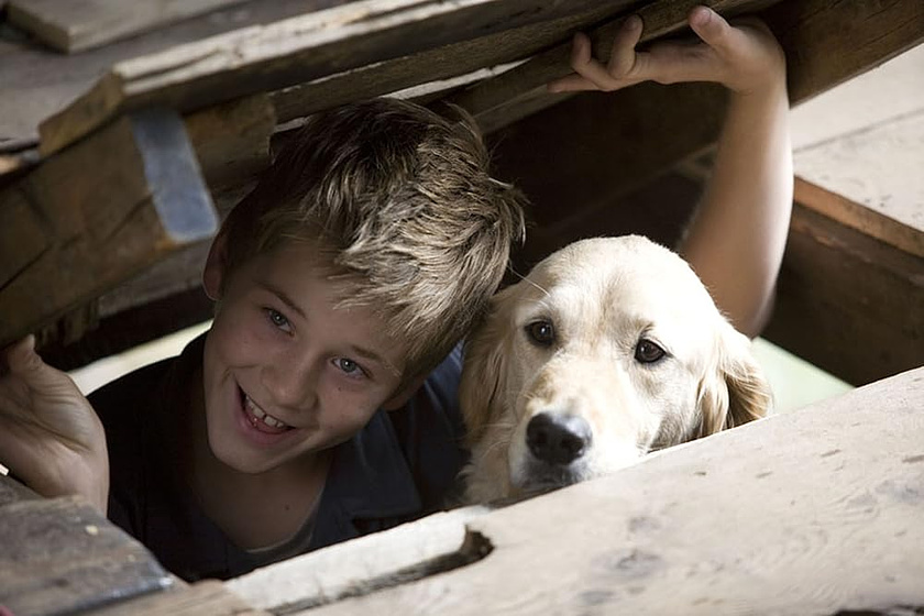 Luke Benward en una-joya-de-perro