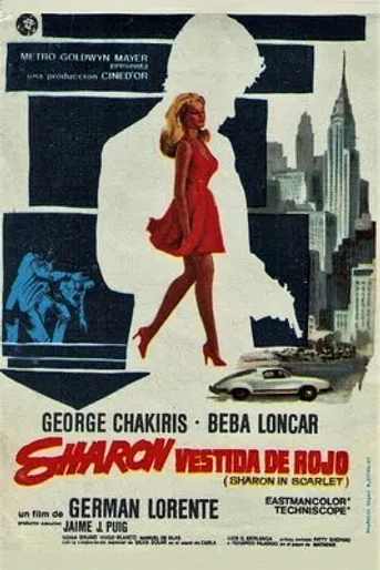 Poster de Sharon Vestida de Rojo