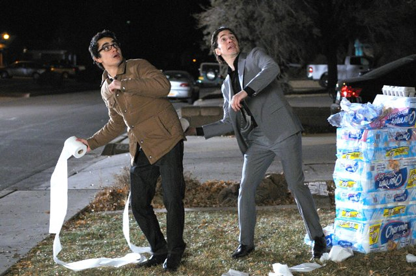 Justin Long y Max Minghella en 10 Years
