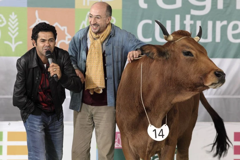 Jamel Debbouze y Fatsah Bouyahmed en la-vaca
