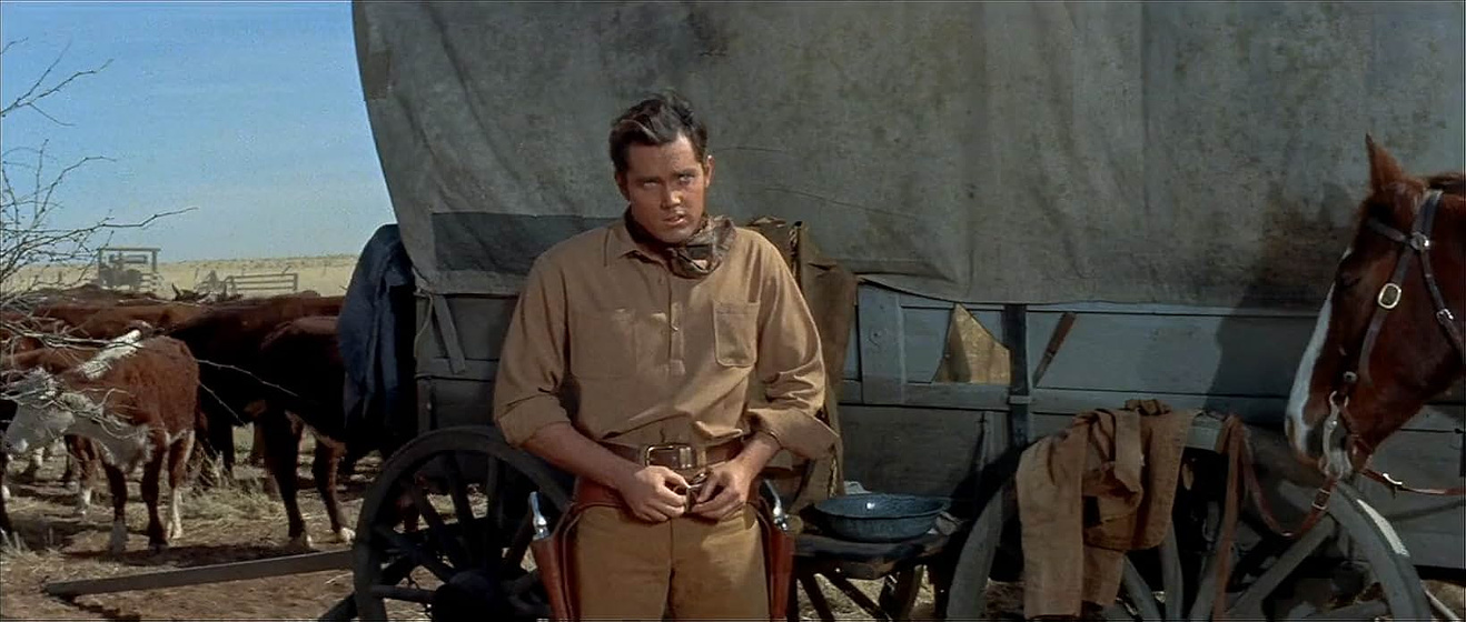 Jeffrey Hunter en Tierra de Violencia