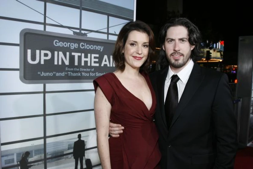 Melanie Lynskey y Jason Reitman en up-in-the-air (Premiere en Los Angeles. Diciembre 2009)