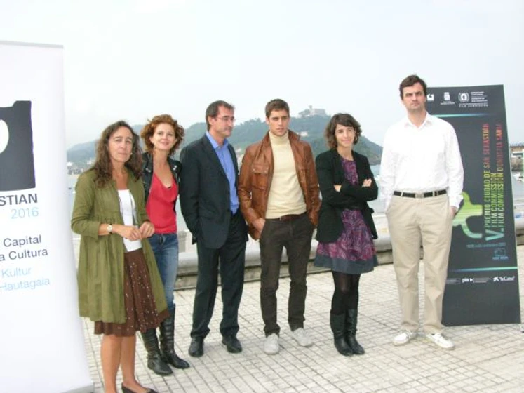 Marián Aguilera, Pablo Malo y Martiño Rivas en Tonto quien lo lea (San Sebastian Film Commission )
