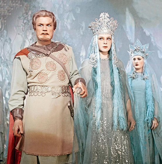 Sergei Stolyarov y Ninel Myshkova en The Magic Voyage of Sinbad