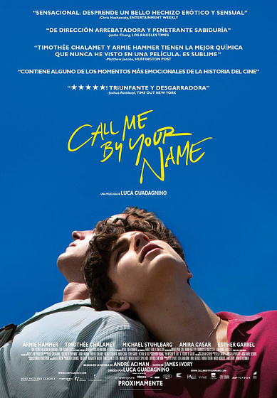 Imagen de Call me by your Name (Cartel español)