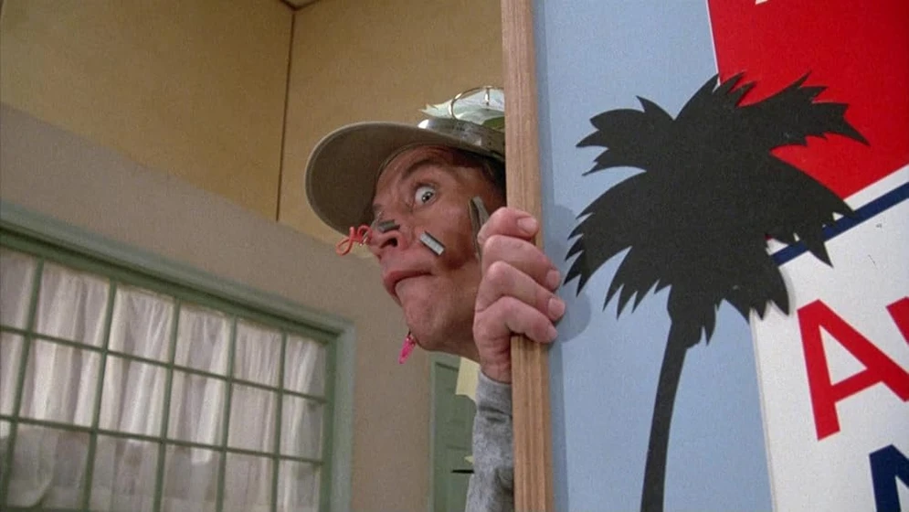 Jim Varney en mi-doble-anda-suelto
