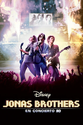 Poster de Jonas Brothers en concierto 3D