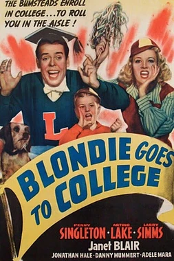 poster of movie Blondie Goes to College