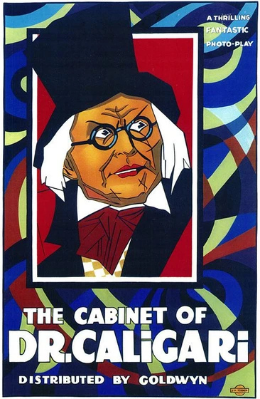 Imagen de el-gabinete-del-dr-caligari (Cartel inglés)