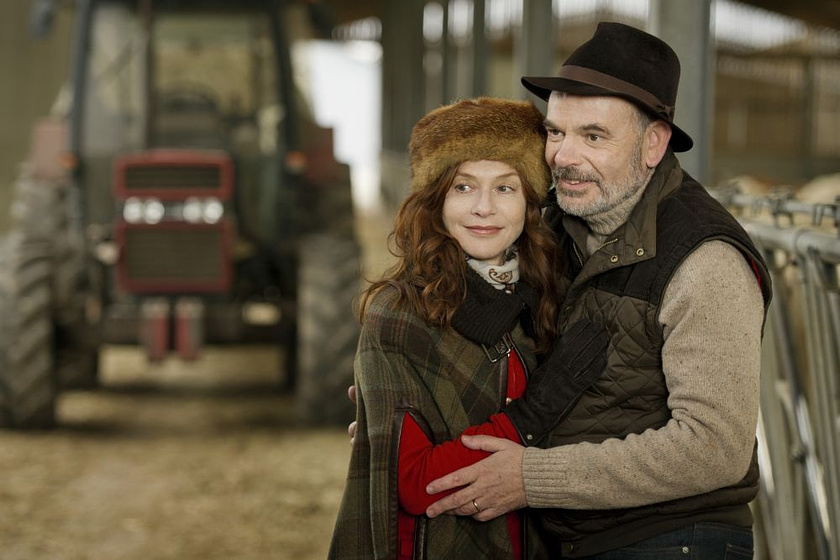 Jean-Pierre Darroussin y Isabelle Huppert en Luces de Paris