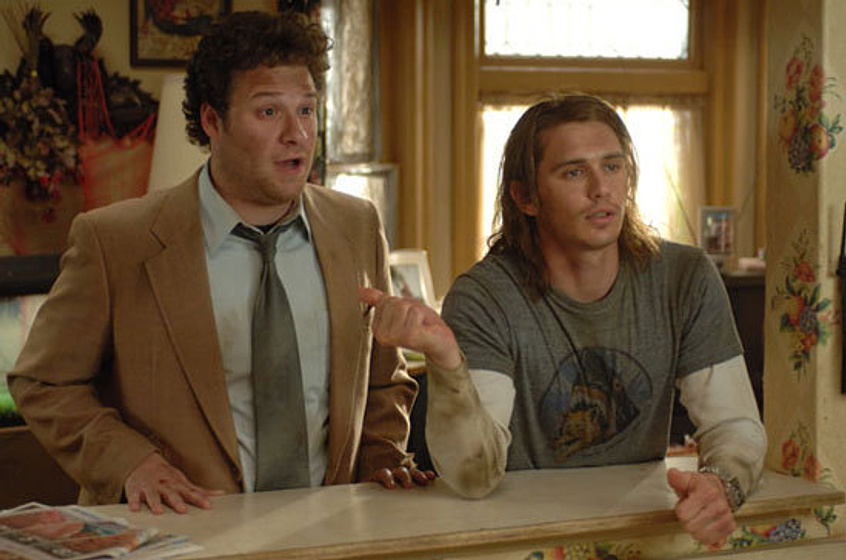 James Franco y Seth Rogen en Superfumados