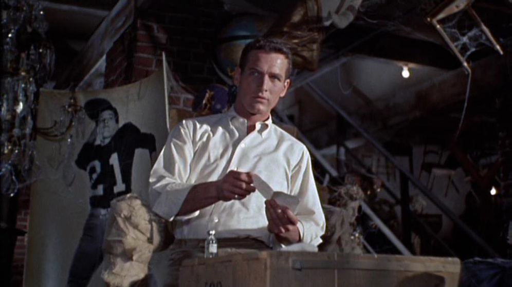 Paul Newman en La Gata Sobre el Tejado de Zinc
