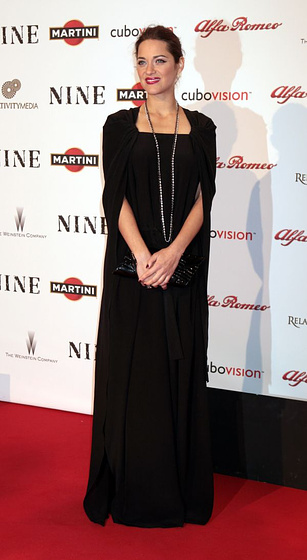 Marion Cotillard en Nine (Presentación en Roma. Enero 2010)