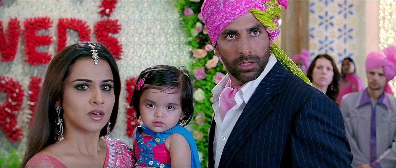 Vidya Balan y Akshay Kumar en heyy-babyy
