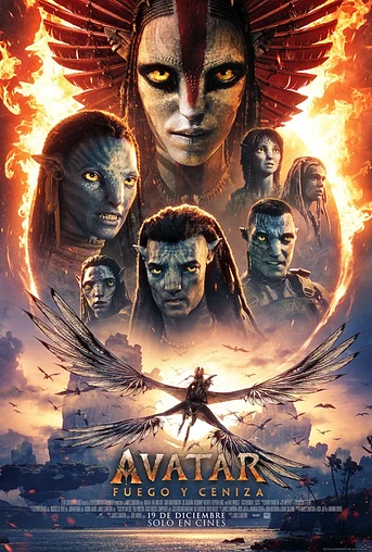 Poster de Avatar: Fuego y Ceniza