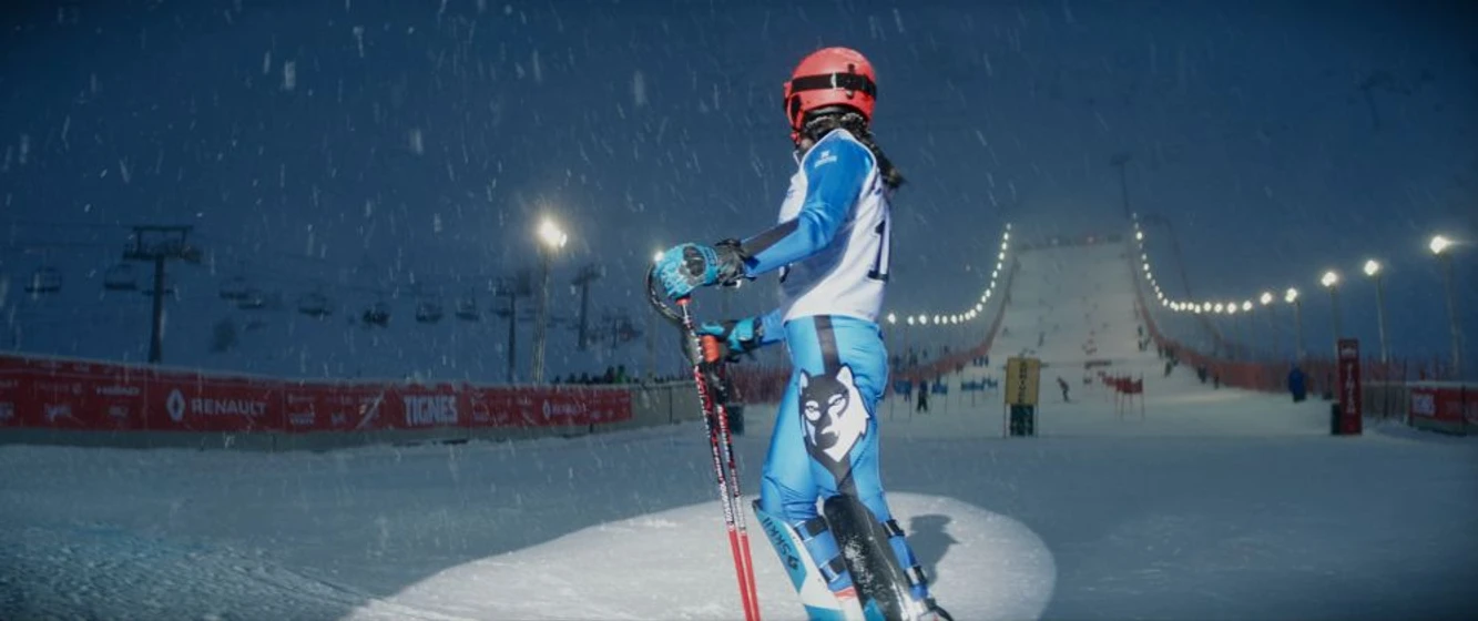 Noée Abita en slalom