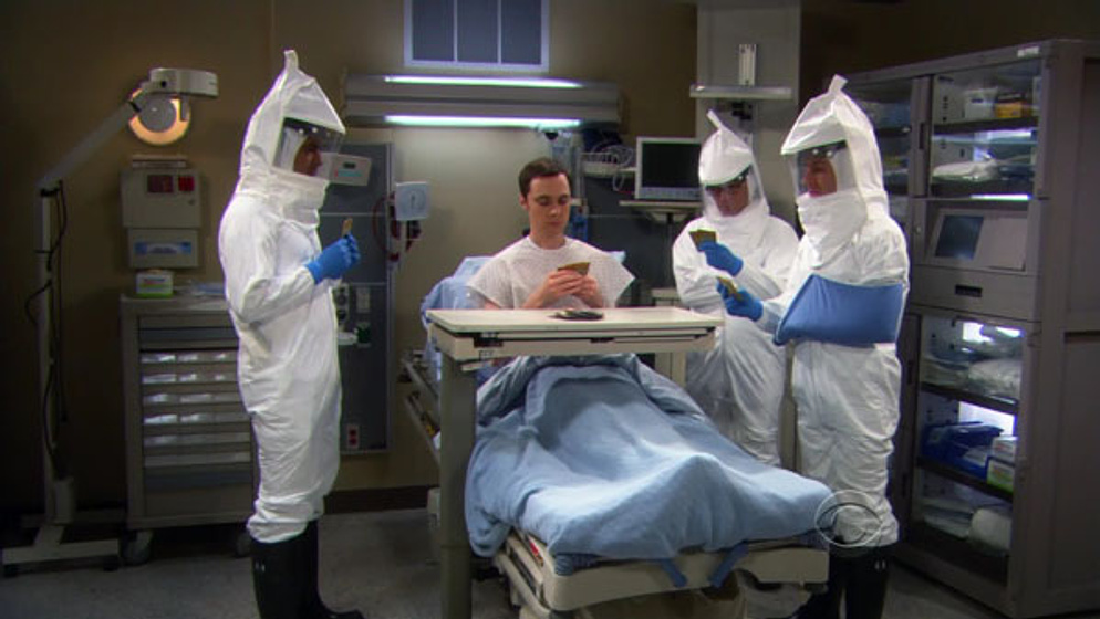 Johnny Galecki, Simon Helberg, Jim Parsons y Kunal Nayyar en The Big Bang Theory
