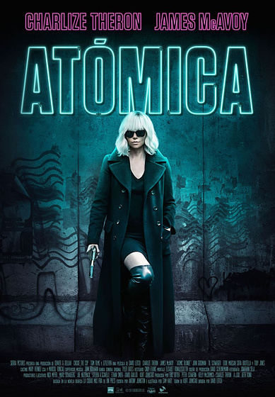 Imagen de Atómica (Cartel final español)