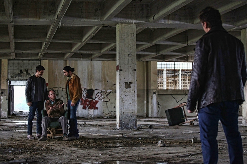 Lior Ashkenazi y Rotem Keinan en Big Bad Wolves