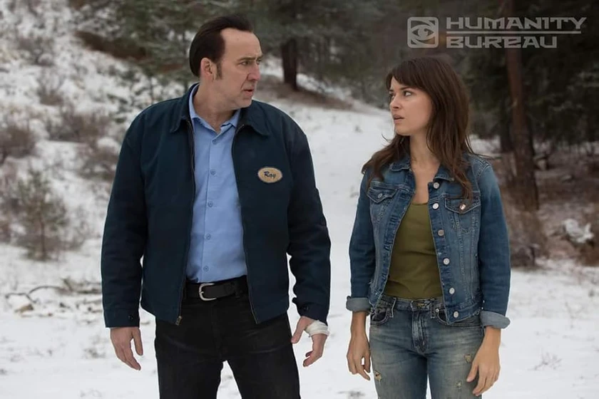 Nicolas Cage y Sarah Lind en el-agente