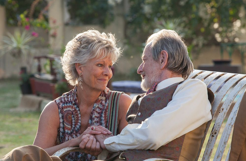 Bill Nighy y Diana Hardcastle en El Nuevo exótico hotel Marigold